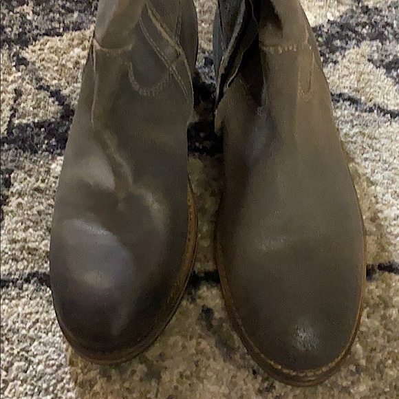 New BP Distressed Gray Below the Knee Boots - Picture 5 of 9